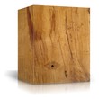 Caja de Madera sobre fondo blanco