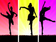 Three female dancers Three female dancers