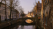 Brügge Belgien   Altste Brücke  die PferdeBrücke