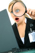 Shocked Young Businesswoman