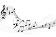 music notes background