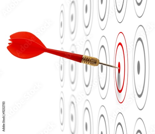 Illustration: atteindre ses objectifs - action marketing - consommateur atteindre ses objectifs - action marketing - consommateur