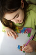 Girl drawing