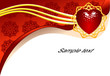 Illustration of Valentine background