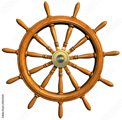 Illustration: steering wheel steering wheel
