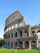The Colosseum in Rome, Italy.