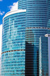 High blue skyscrapers