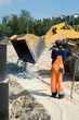 Road construction.