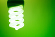 Photo: Compact Fluorescent Light Bulb. Compact Fluorescent Light Bulb.