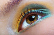 green-yellow makeup