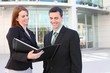 Man and Woman Business Team