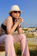 Trendy fashion woman