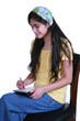 Photo: Teenage girl taking notes Teenage girl taking notes