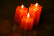 Burning candles