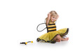 Cute Girl In Bumble Bee Costume