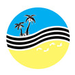 Palm and sea