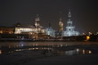 Terrassenufer Dresden im Winter