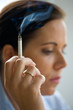 Smoking woman with a cigarette