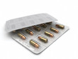 3D Patron 9x19 Luger in pharmacy blister pack 3D Patron 9x19 Luger in pharmacy blister pack