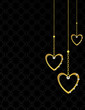 Gold heart patterned background 1 Gold heart patterned background 1