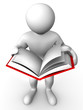 Man with book