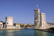 Entrée du port de la Rochelle en France