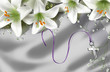 Cross and flower
