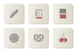 Sweeties and Bakery icons | Cardboard series Sweeties and Bakery icons | Cardboard series