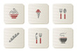 Food and Restaurant icons | Cardboard series Food and Restaurant icons | Cardboard series