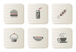 Fast food icons | Cardboard series Fast food icons | Cardboard series