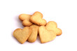 Heart-shaped biscuits