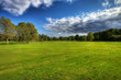 Autumn scenery on Ronneby golf course in Sweden