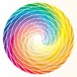 spiral rainbow