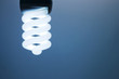 Photo: Compact Fluorescent Light Bulb. Compact Fluorescent Light Bulb.
