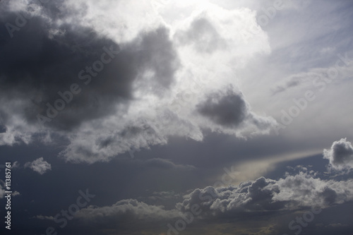Photo: Clouds in stormy sky Clouds in stormy sky