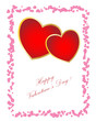 Simple Valentine's day card. Simple Valentine's day card.
