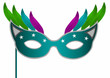 Blue Carnival mask