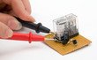 Testing circuit board with multimeter terminals