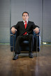 Business man serious concentrated look Business man serious concentrated look