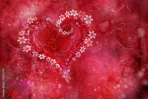 Illustration: St. Valentine''s day texture St. Valentine''s day texture