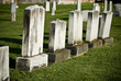 Row of Blank Tombstones Row of Blank Tombstones