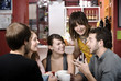 Friends in a Coffee House