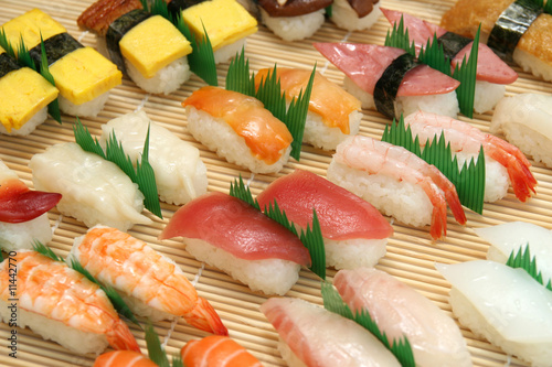 Photo: prepared and delicious japanese food-sushi prepared and delicious japanese food-sushi