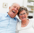 Portrait of a smiling senior couple together