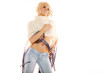Pretty woman dancing