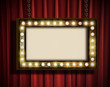 Marquee and curtain