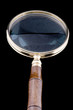 magnifying glass closeup magnifying glass closeup