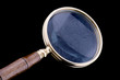 magnifying glass close up magnifying glass close up