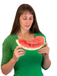 Girl with wate-rmelon