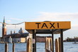 Taxi in Venedig